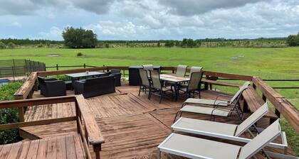 Former Hunting Lodge on 24 Acres with Lake with heated pool