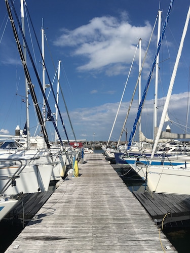 Chalet SUNDOWNER only 450 meters to the beach, garden with 1 m fence!