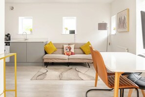 Een flatscreentelevisie