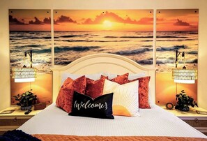 3 bedrooms, desk, iron/ironing board, travel cot