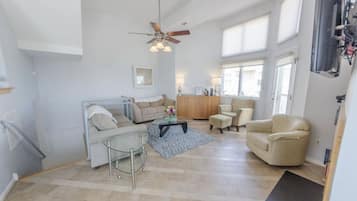 Smart-TV, Kamin, DVD-Player, Videothek