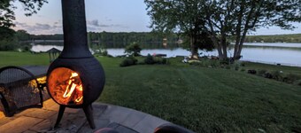 Spacious modern home on private lake