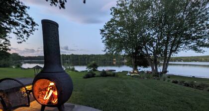 Spacious modern home on private lake