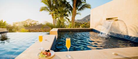 Piscina externa, piscina aquecida