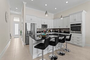 Fridge, microwave, oven, stovetop - LimitedTime Special Offer  New Vanderbilt Beach Home Heated Saltwater Pool & Spa (Naples)