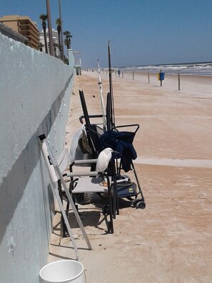 On the beach