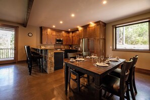 Dining - Wild and Scenic Middle Fork River near Glacier National Park (Hungry Horse)