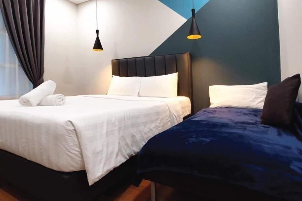 2 bedrooms, soundproofing, iron/ironing board, free WiFi