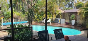 Outdoor pool - Pool, Pet Friendly, Free Wi-Fi @ Seahorse House (Port Macquarie)