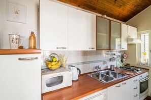Apartment (Two Bedroom Apartment) | Private kitchen | Fridge