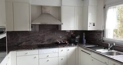 Gartenwohnung mit Pool, Grill und Tischtennis im GrĂŒnen