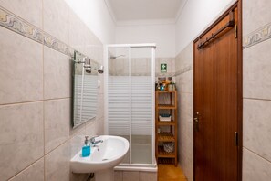 Shower, hair dryer, bidet, soap