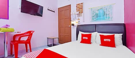 ห้องดับเบิล | Wi-Fi ฟรี, ผ้าปูที่นอน