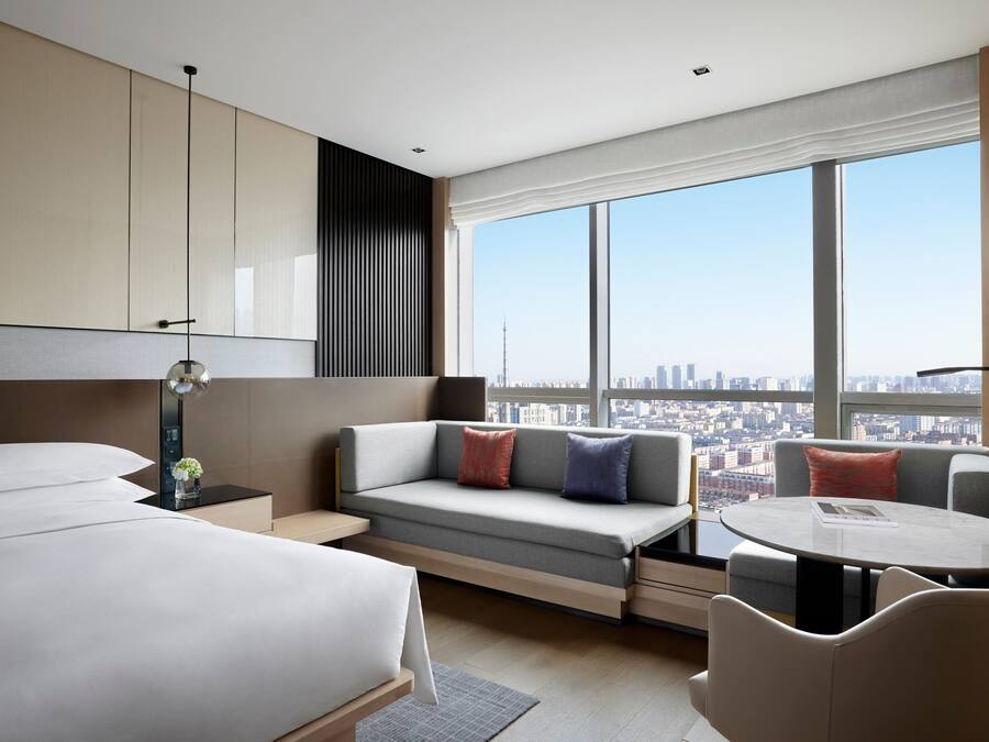 In-room safe, desk, laptop workspace, iron/ironing board