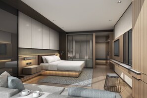 Executive Suite, 1 King Bed | In-room safe, desk, laptop workspace, iron/ironing board - Shenyang Marriott Hotel (Shenyang)