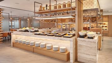 Desayuno buffet diario (KRW 53000 por persona)