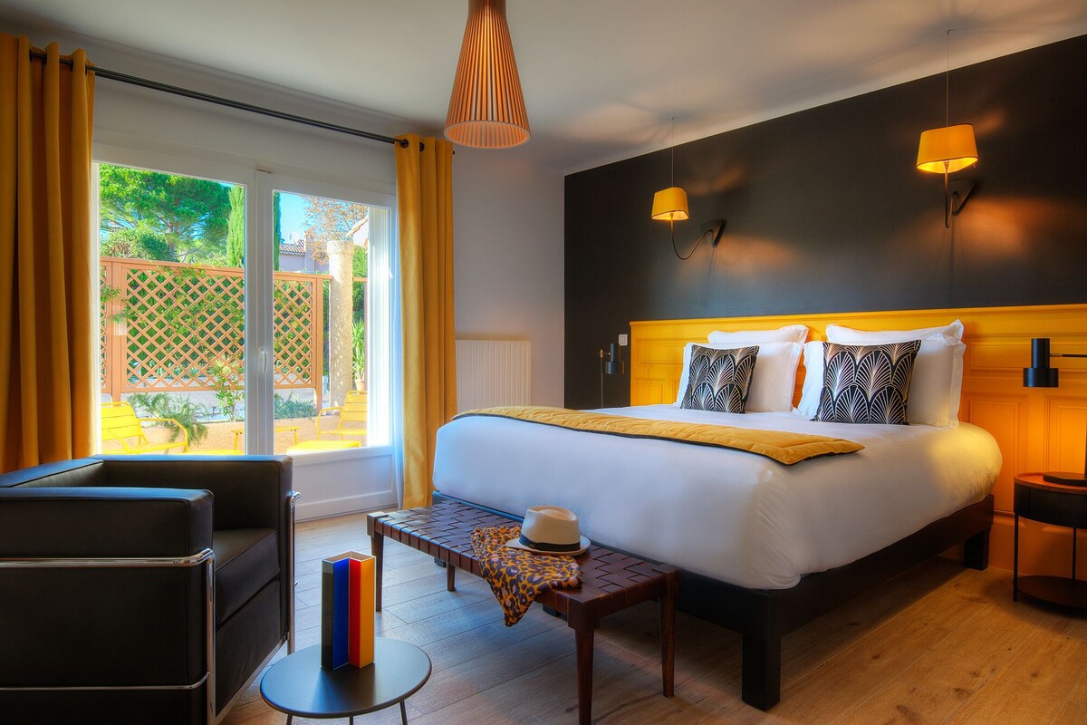 Luxury Double or Twin Room, Private Bathroom (Rez de jardin)