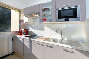 Fridge, microwave, oven, stovetop - Large studio in Valmy, comfort and calm guaranteed (Lyon)