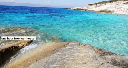 Modern apartment on island of Korcula with the 180 degree breathtaking sea view