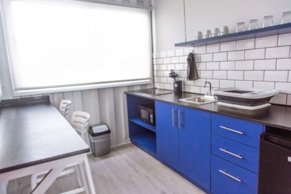 family apartment, 1 queen bed with sofa bed, kitchen, beach view | private kitchen