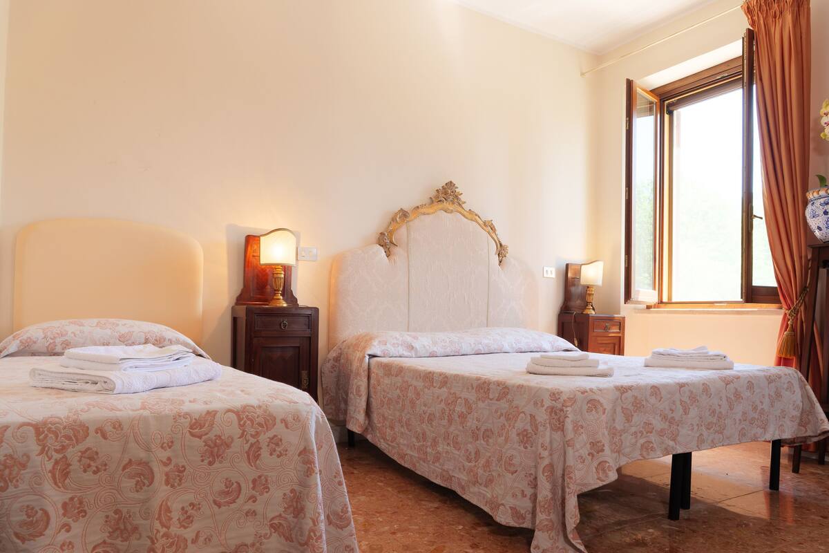 Hypo-allergenic bedding, individually decorated, individually furnished