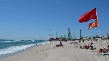 Vlak bij het strand