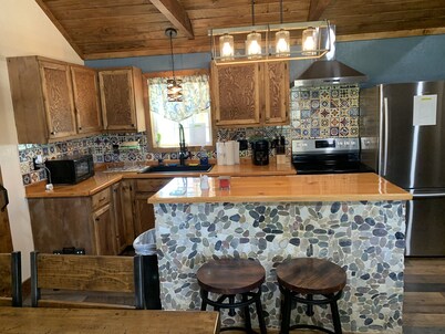 Cabin with Deck . Close Nueces River