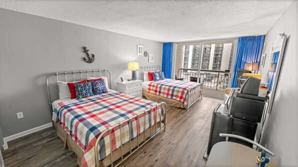 Desk, iron/ironing board, free WiFi, bed sheets