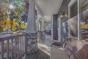 Terrace/patio - Walkable Downtown Coeur d'Alene Townhome w/ Gas Fireplace & Bikes (Coeur d'Alene)