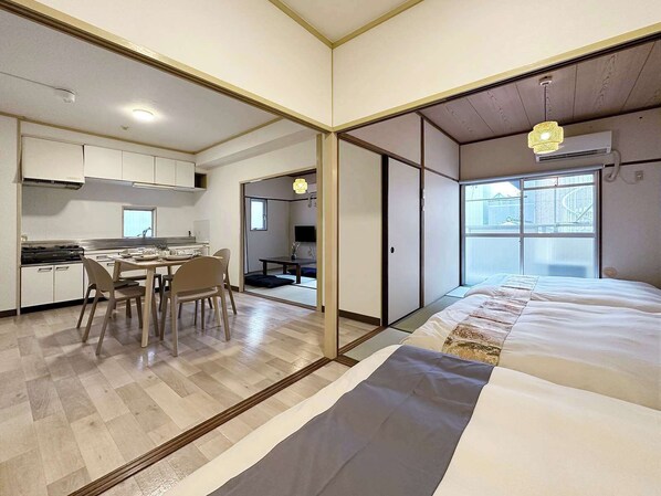 2 habitaciones, tabla de planchar con plancha y wifi 