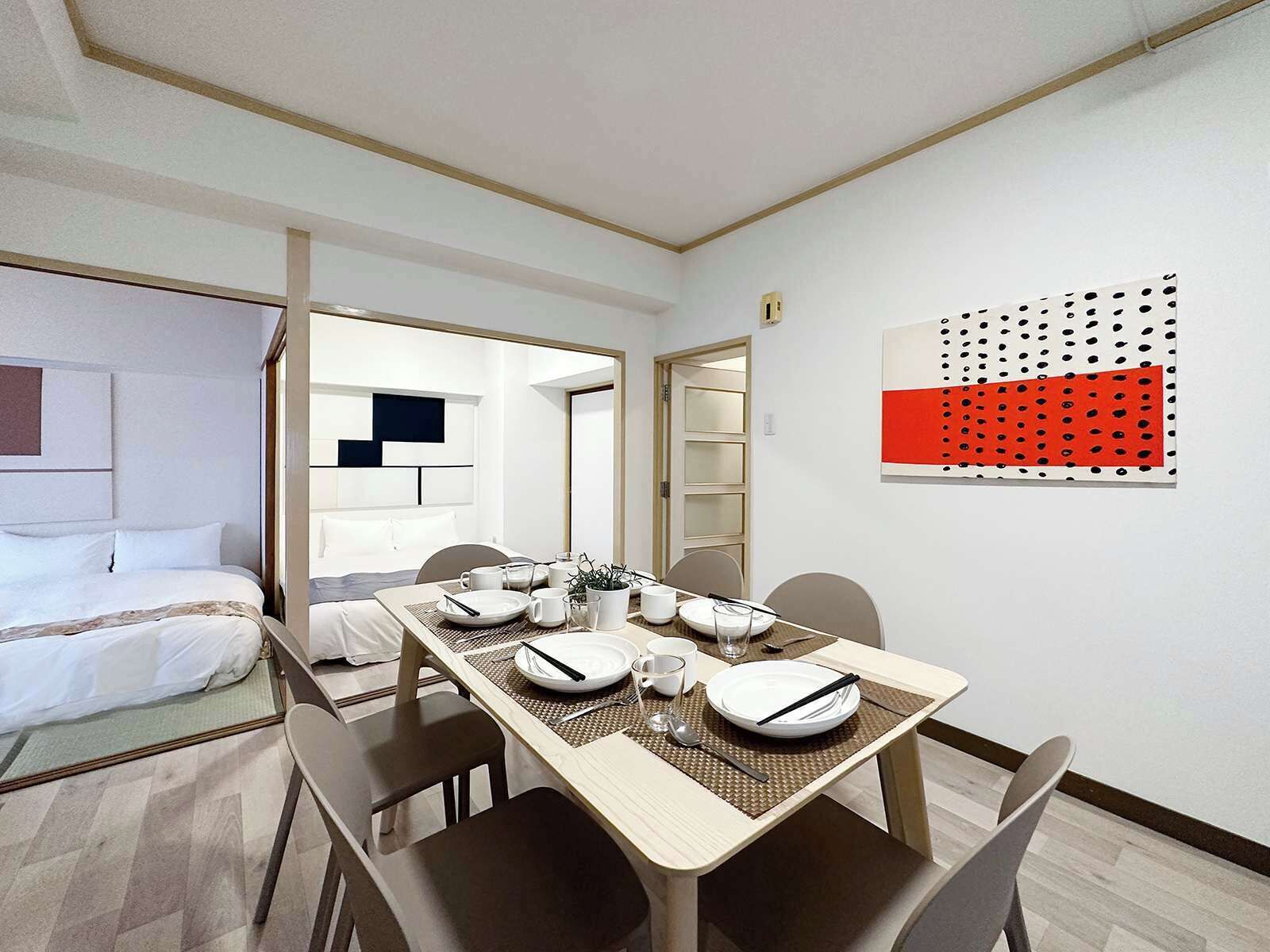 3 soverom, strykejern/-brett, wi-fi og sengetøy