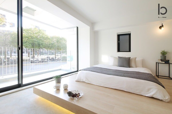 Bedroom with outside View