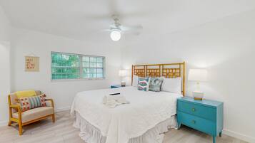 1 bedroom, iron/ironing board, Internet, bed sheets