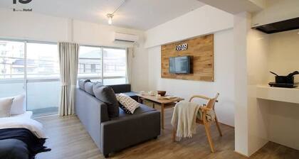 Spacious Studio Apt for 4ppl Close to Peace Park