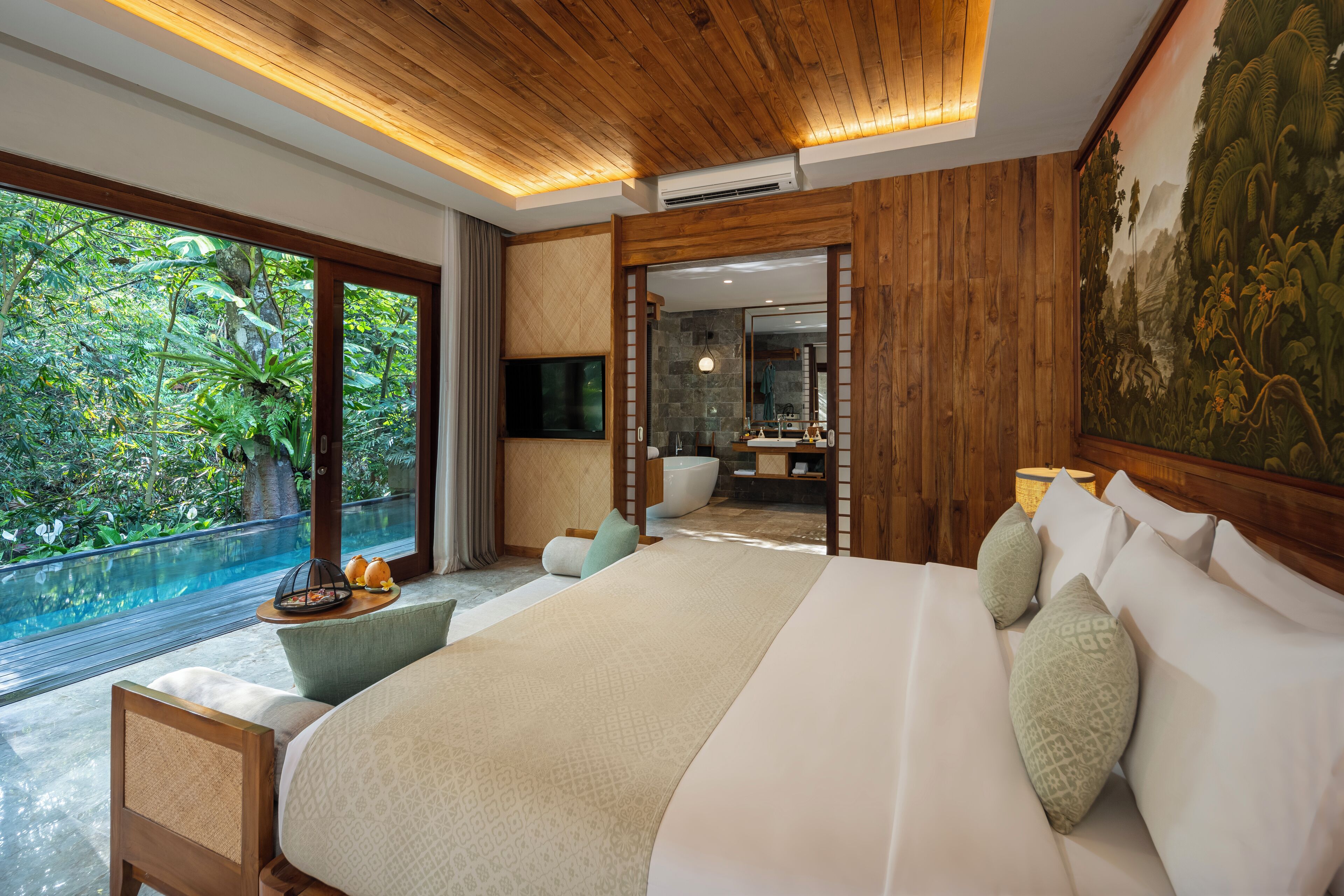 浪漫别墅, 1 间卧室, 私人游泳池, 花园景观 | 迷你吧（备有免费物品）、客房内保险箱、特色装修、特色家居