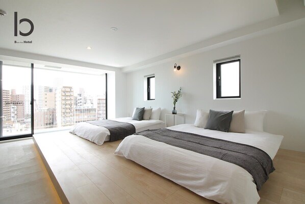 Iron/ironing board, WiFi, bed sheets - b hotel 901 Premium City View Apartment (Hiroshima City)