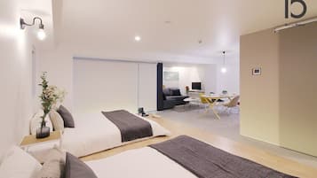 Iron/ironing board, WiFi, bed sheets