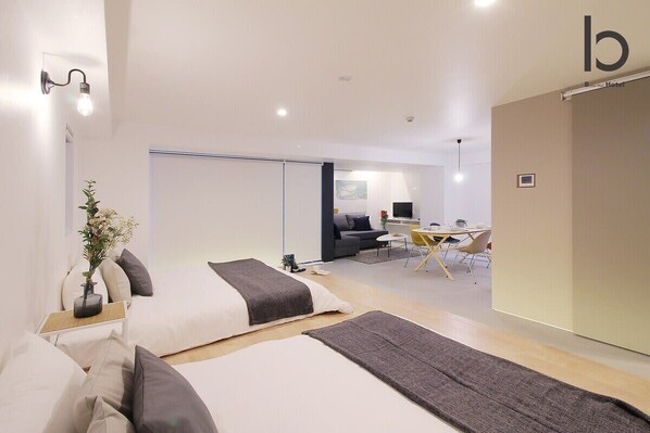 Iron/ironing board, WiFi, bed sheets - b hotel 302 Central Inner-Side Comfort Studio (Hiroshima City)