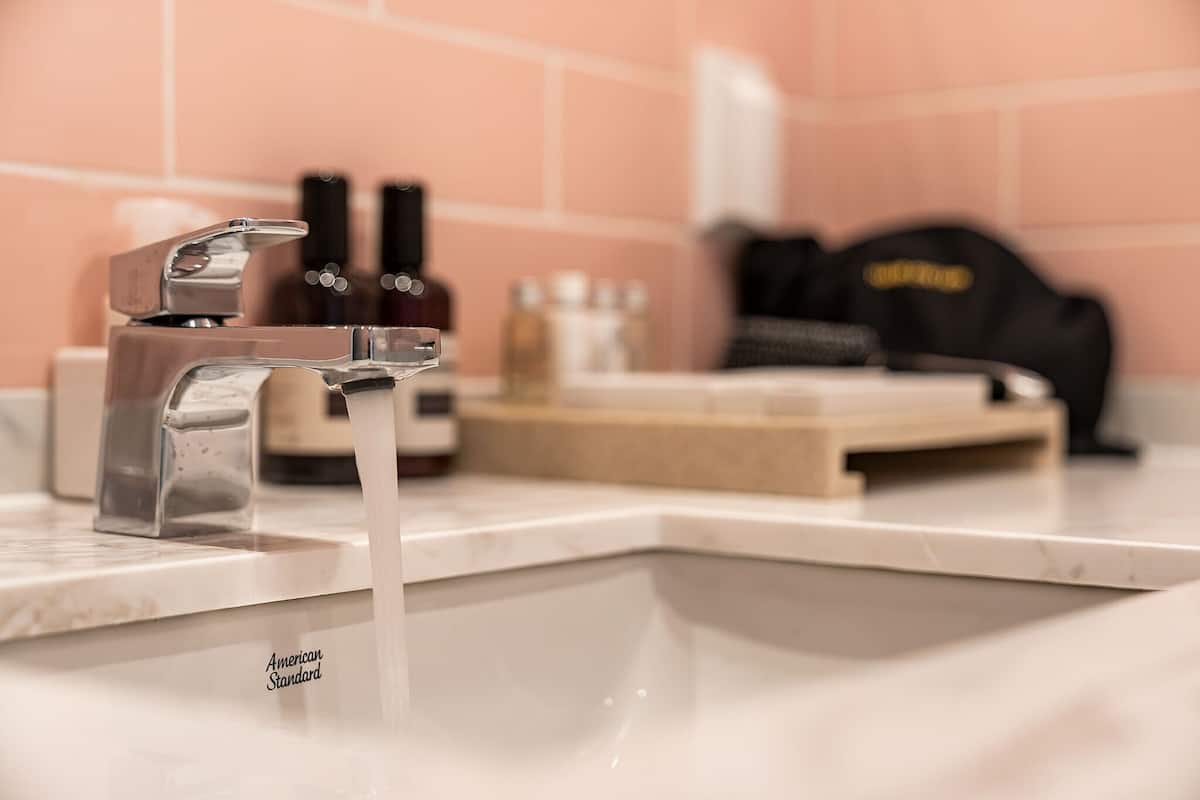 superior double room | bathroom | separate bathtub and shower, designer toiletries, hair dryer, bathrobes