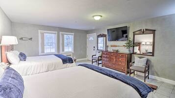 Desk, iron/ironing board, travel crib, internet