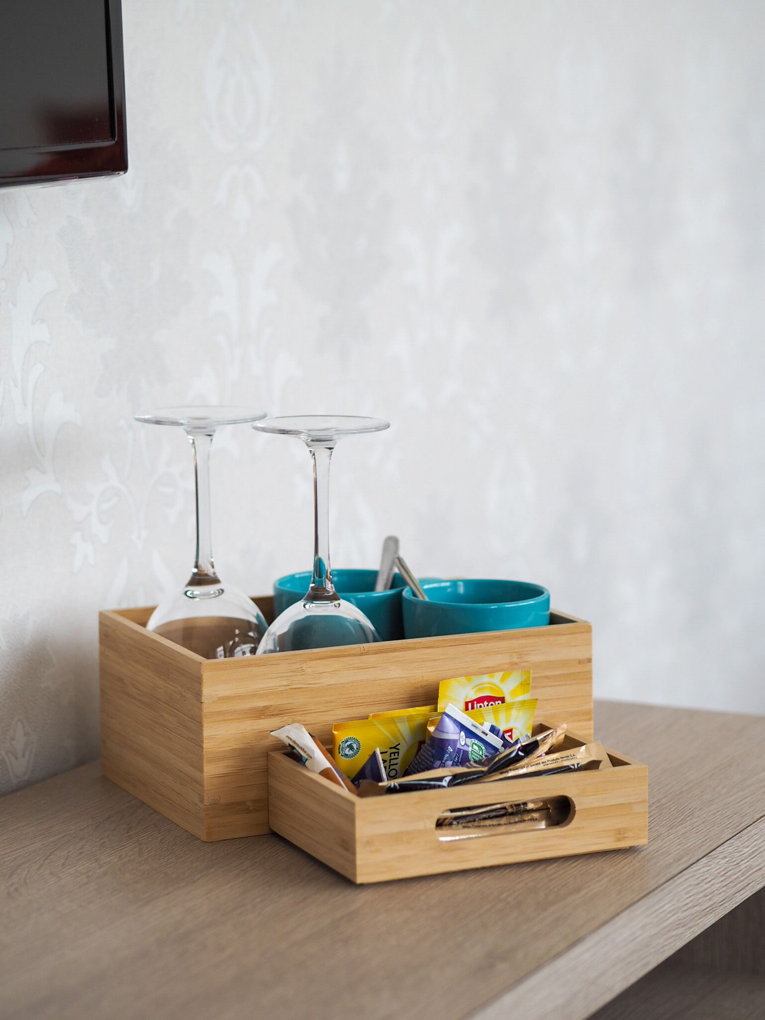 1 bedroom, desk, laptop workspace, blackout curtains