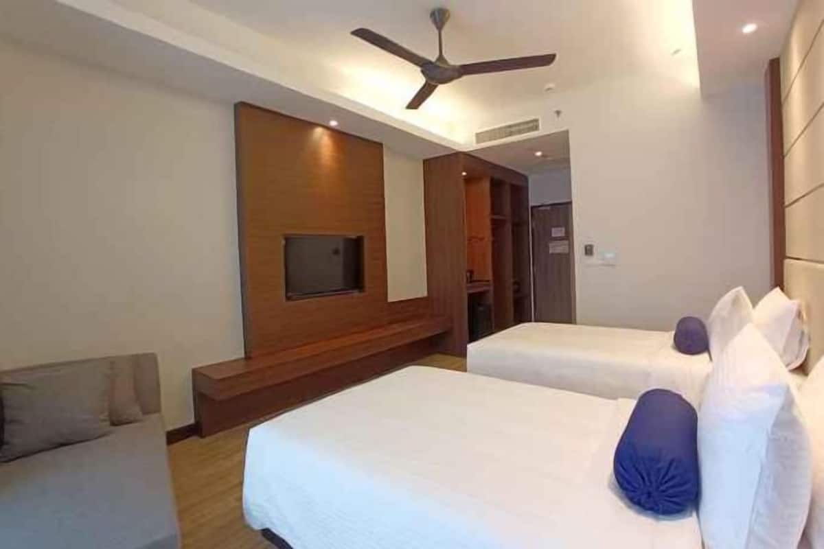 1 habitación, minibar, wifi gratis y ropa de cama