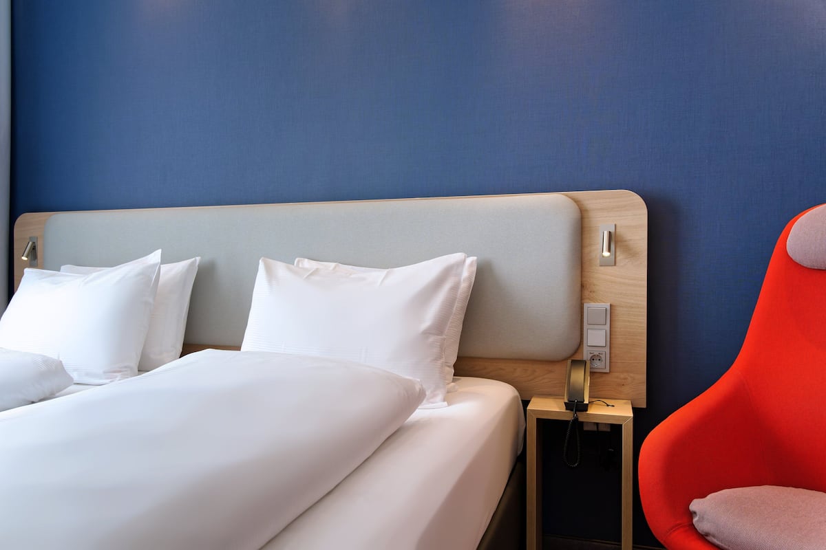 desk, blackout curtains, soundproofing, iron/ironing board