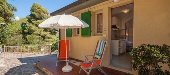 Residence La Valdana-Studio with swimming pool, tennis and parking 1km from the beach