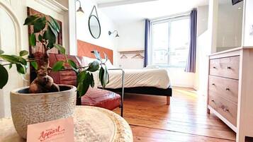 1 bedroom, iron/ironing board, free WiFi, bed sheets