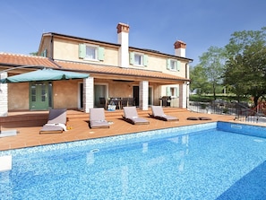Outdoor pool - Beautiful Villa With Swimming Pool Surrounded by a Natural Fence (Sveta Nedelja)