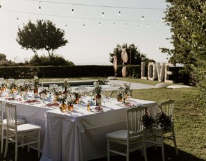 Villa | Espace banquet en plein air