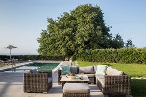Pool - Luxury Villa With Private Heated Pool, Childrens Fenced Area, Near the Beach & the Town (Rethymno)
