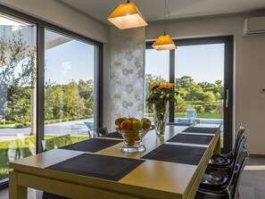 Dining - A Modern Luxury Villa With a Crystal-clear Swimming Pool and Cultivated Garden (Tinjan)