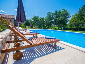 Exterior - Apartment with Rustic Details & Common Pool near Lim Fjord (Sveti Lovrec)